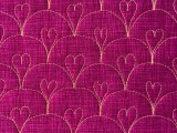 Free Motion Quilting – Clamshell Heart